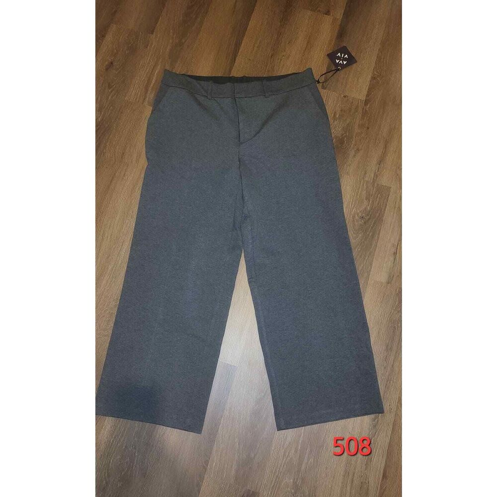 Ava & Viv Grey womens dress pants 18w  38x29 NWT